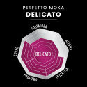 Bialetti Delicato roasted ground coffee / café moulu 100% Arabica Qty 250 grams 6 per case $ 46.74 SKU CF303165CAD-006
