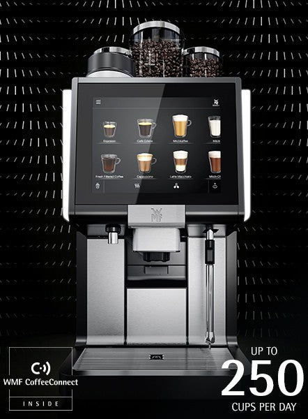 Fully Automated Coffee Machine WMF 5000s+ with milk system 2 hoppers plus chocolate from $ 54 Per Day Rent to Buy
